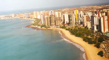 Fortalesa er strandborg � Brazil�u